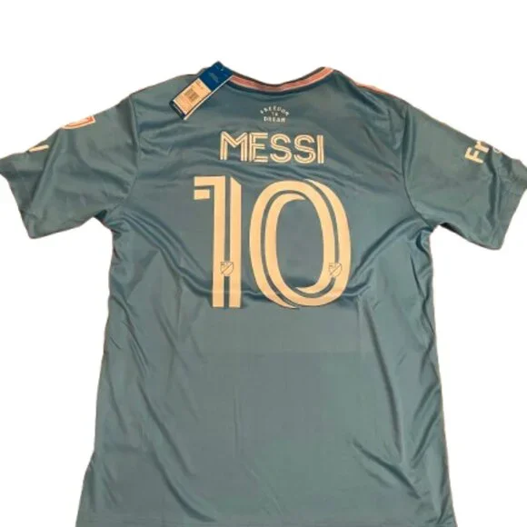 Y2K Inter Miami Jersey 2025/26 Messi #10 Blockcore Football Shirt Men’s L - Picture 4 of 6